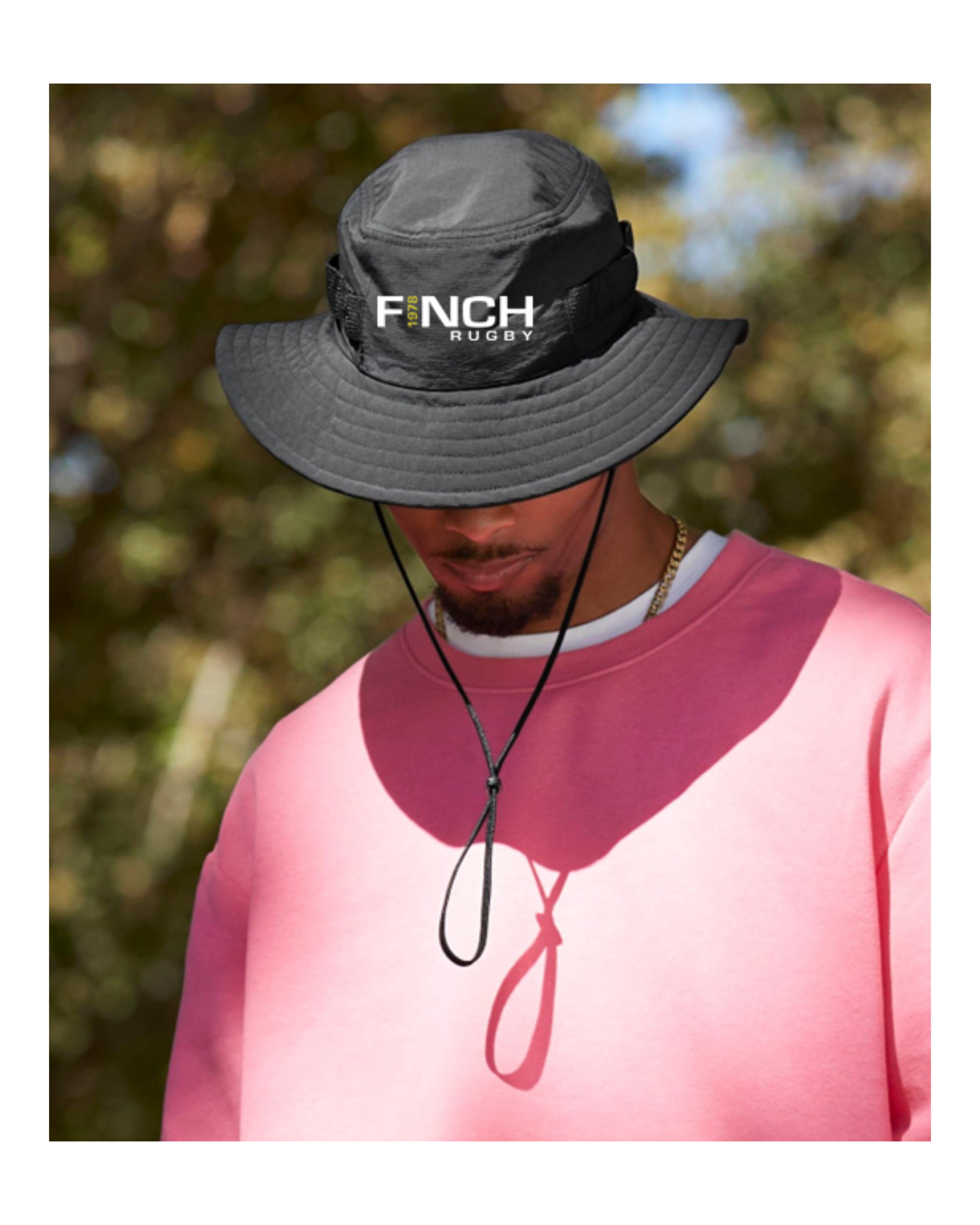 Bucket Hat with detachable chin strap