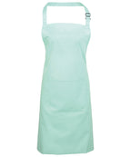 Colours bib apron with pocket