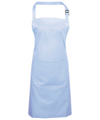 Colours bib apron with pocket