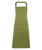 Colours bib apron with pocket
