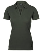 Women’s Harvard v-neck – stretch deluxe polo